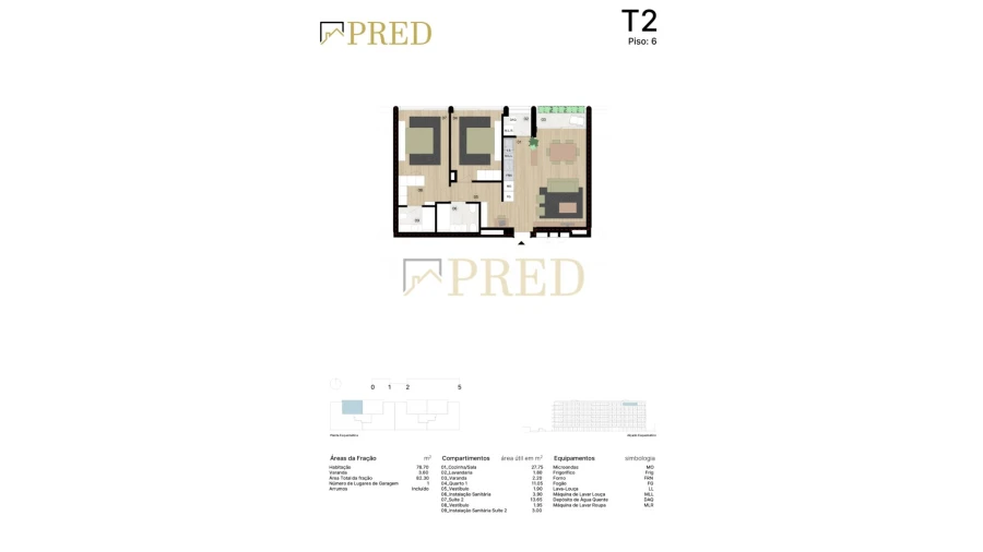 Apartamento T2 para Venda em Matosinhos e Leça da Palmeira Foto 12