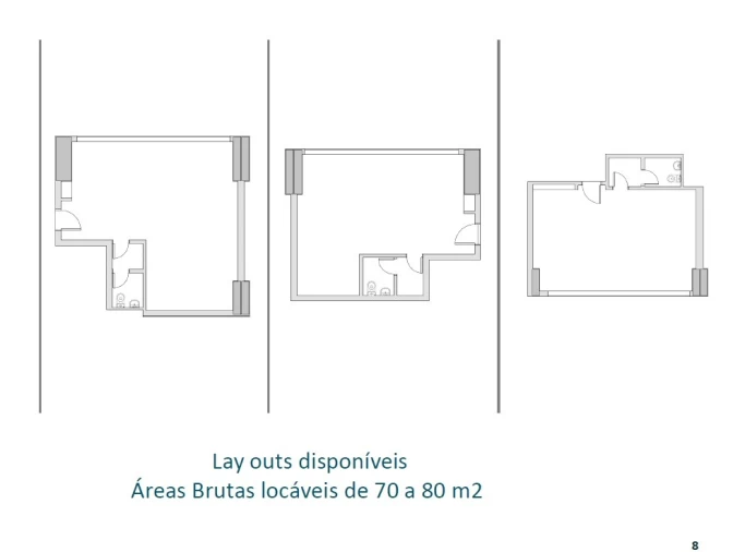 Escritório para Arrendamento em Mafamude e Vilar do Paraíso Planta 1