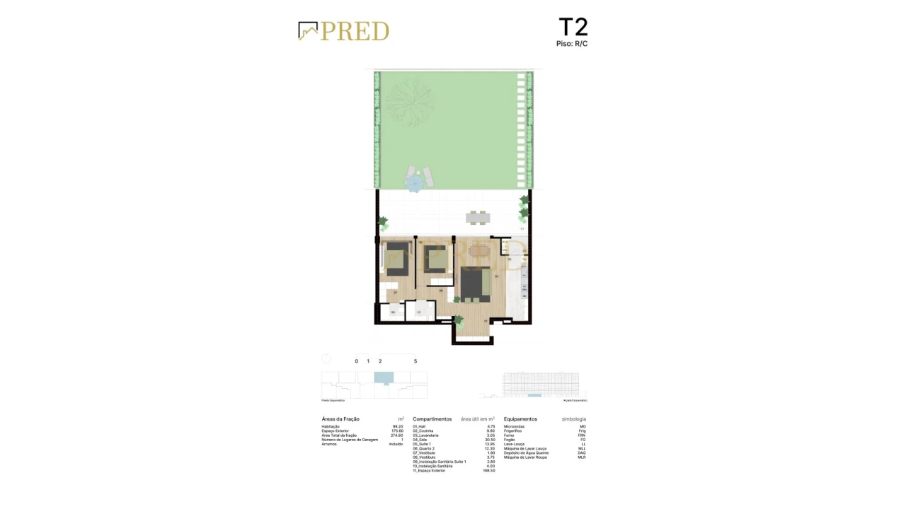 Apartamento T2 para Venda em Matosinhos e Leça da Palmeira Foto 12