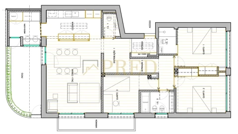 Apartamento T3 para Venda em Lordelo do Ouro e Massarelos