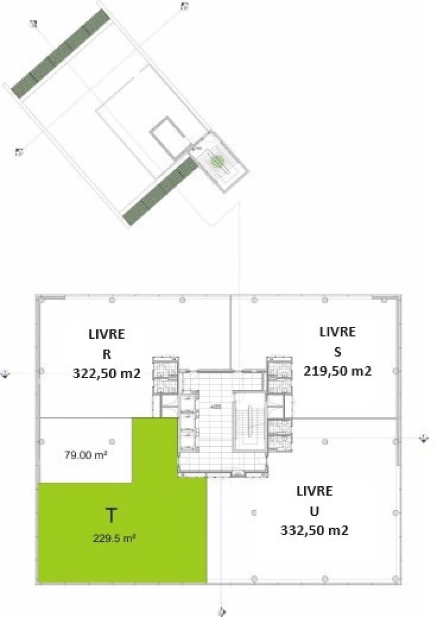 Escritório para Arrendamento em Lordelo do Ouro e Massarelos Planta 1