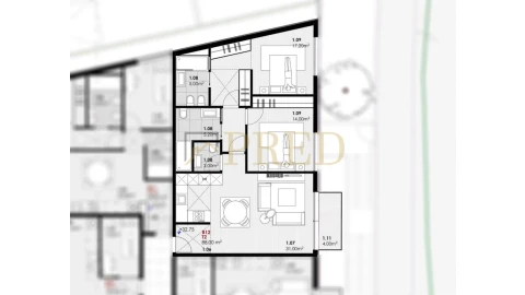 Apartamento T2 para Venda em Canidelo