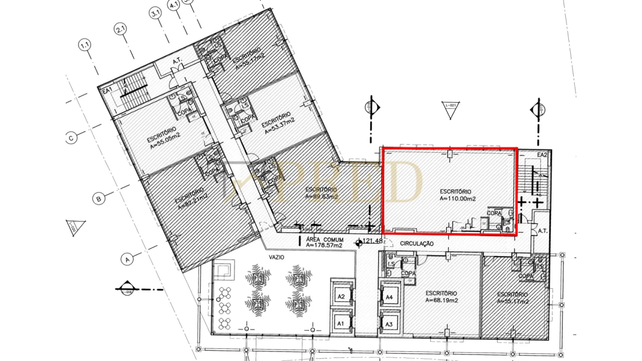 Escritório para Arrendamento em Santa Marinha e São Pedro da Afurada Foto 12