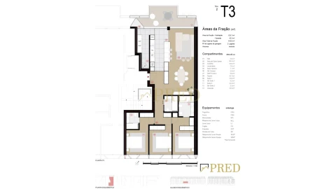 Apartamento T3 para Venda em Canidelo