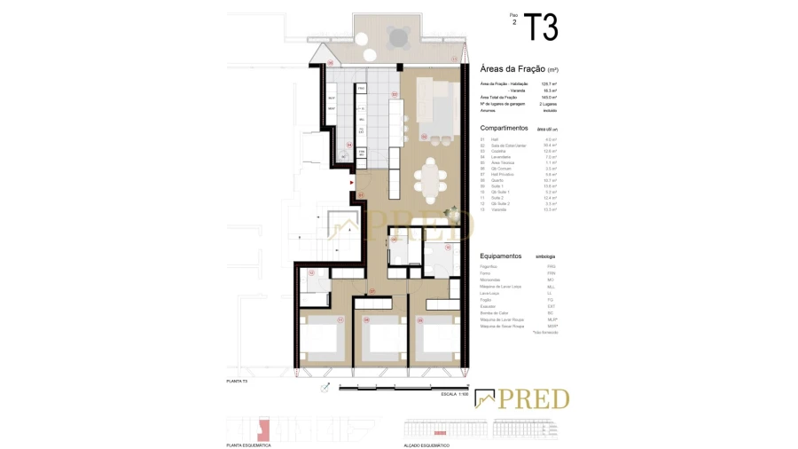Apartamento T3 para Venda em Canidelo Foto 10