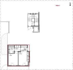 Apartamento T1 para Venda em Viseu