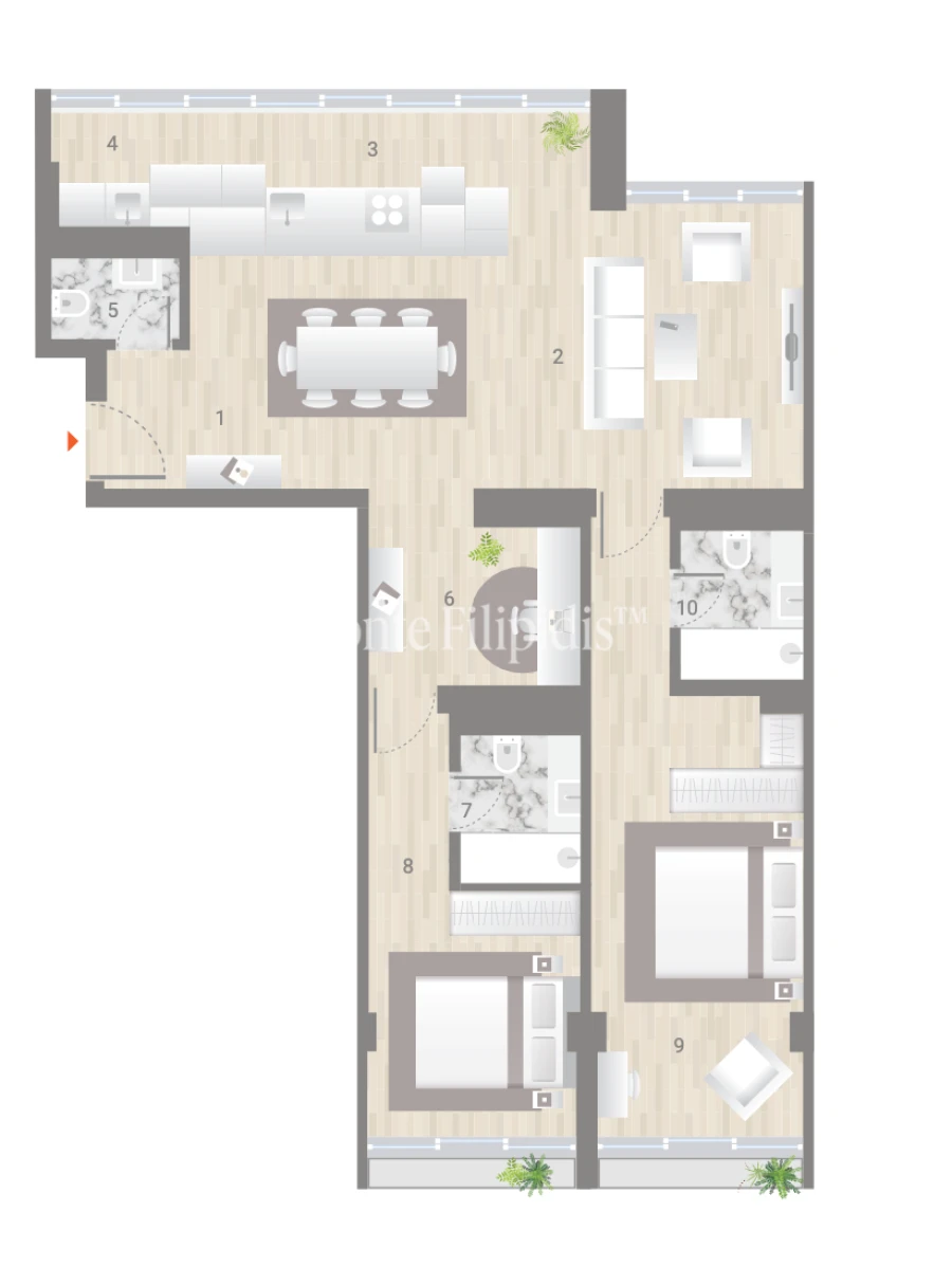 Apartamento T2 para Venda em Estrela Planta 1
