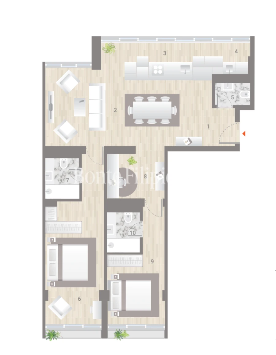 Apartamento T2 para Venda em Estrela Planta 1