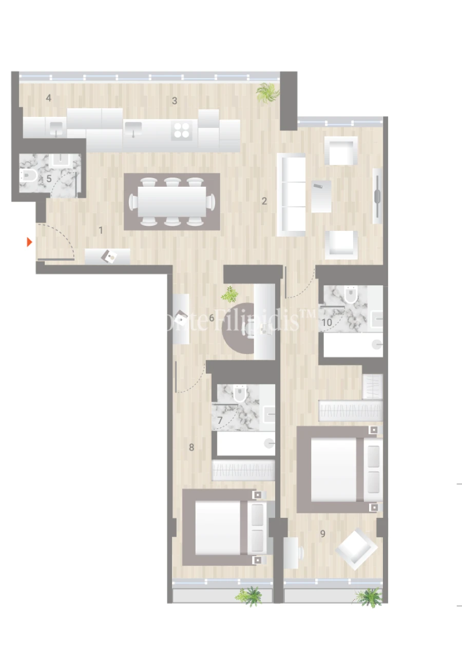 Apartamento T2 para Venda em Estrela Planta 1