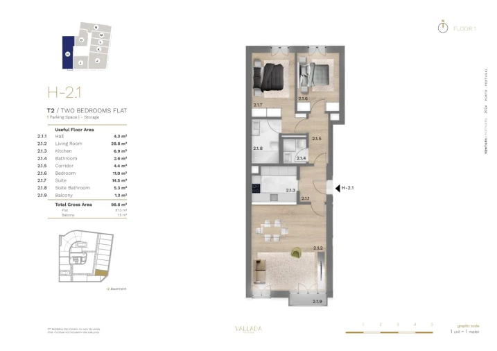 Apartamento T2 para Venda em Bonfim Foto 12