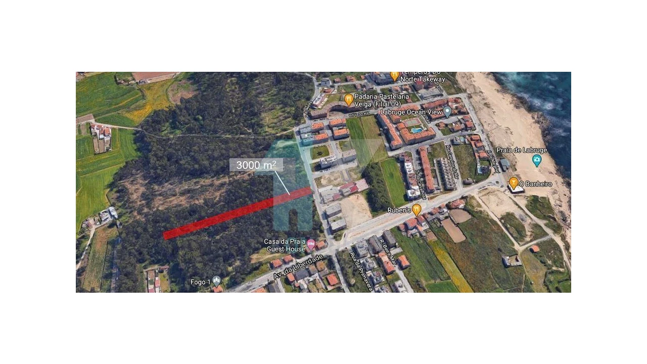 Terreno para Venda em Labruge Foto 2