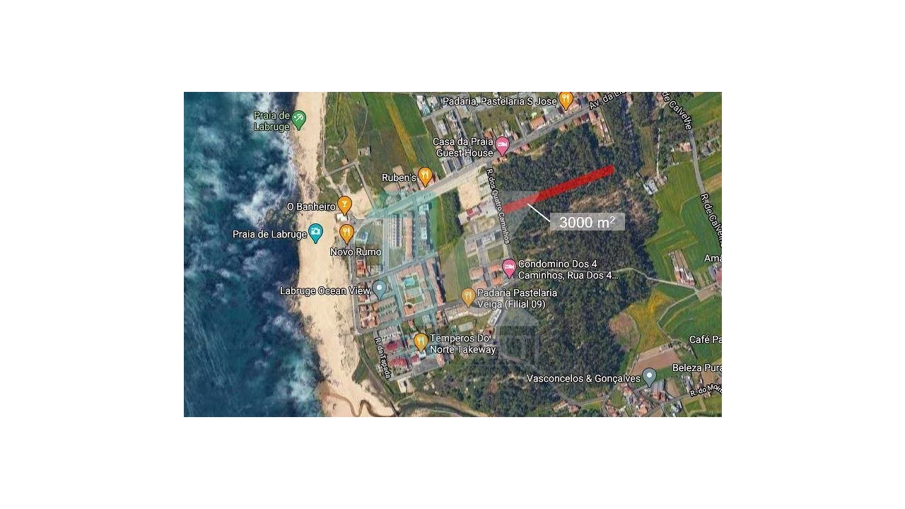 Terreno para Venda em Labruge Foto 4