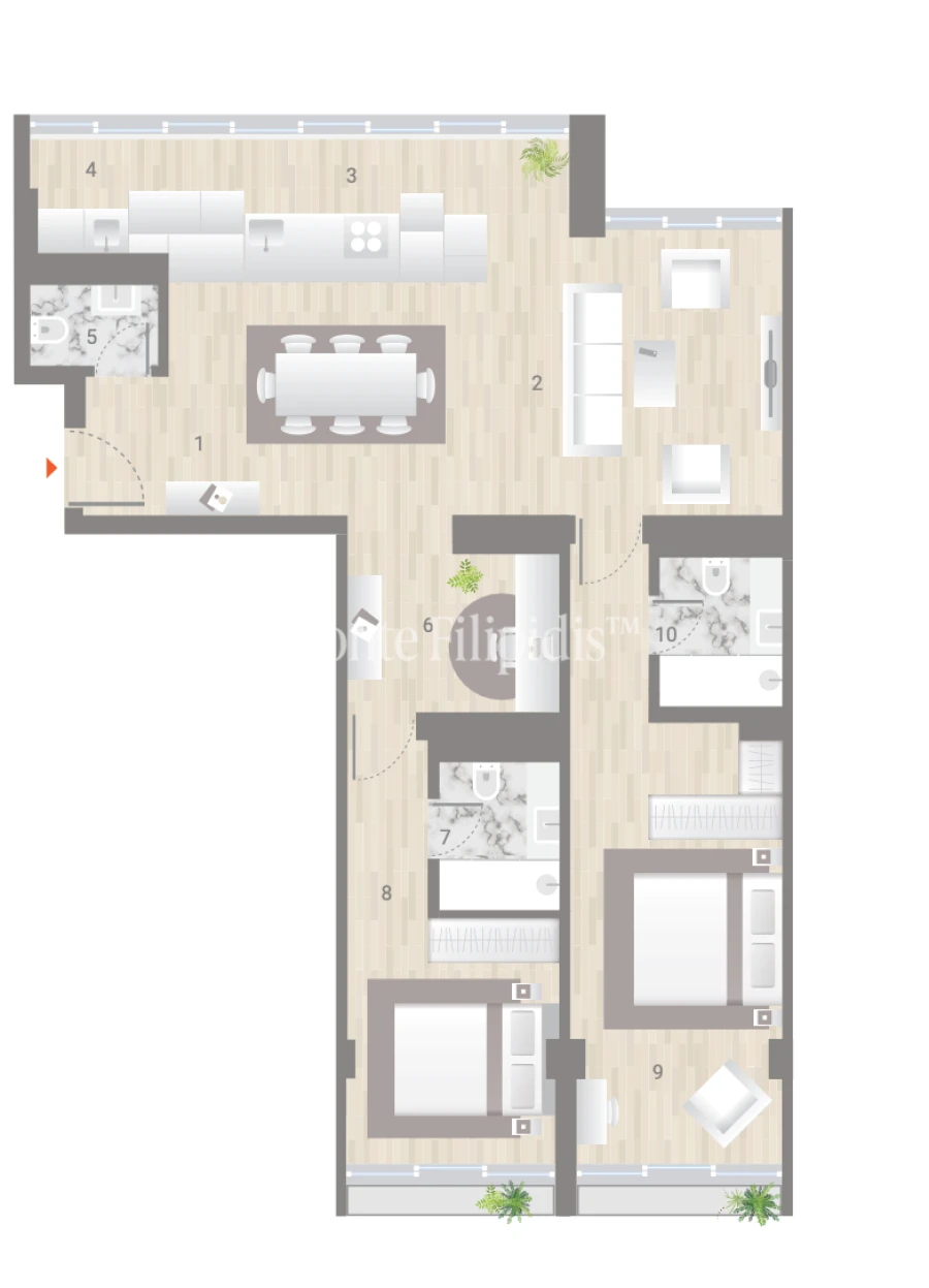 Apartamento T2 para Venda em Estrela Planta 1