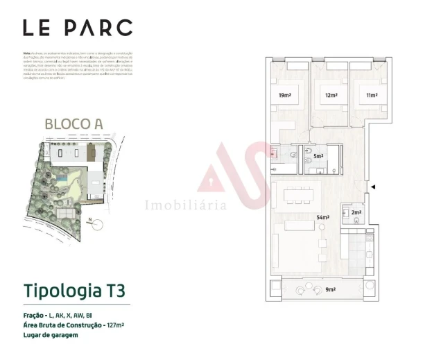 Apartamento T3 para Venda em Canidelo Foto 9