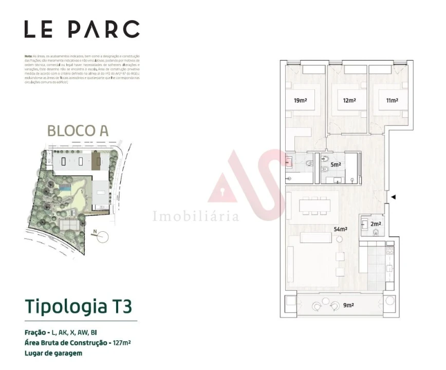Apartamento T3 para Venda em Canidelo Foto 9