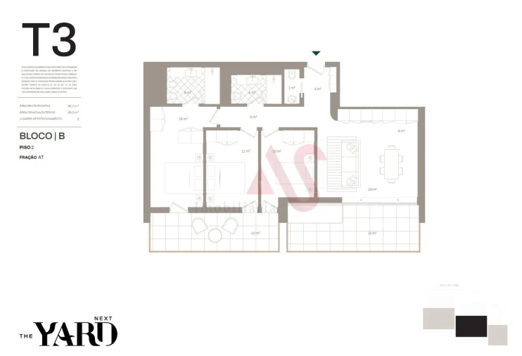 Apartamento T3 para Venda em Santa Marinha e São Pedro da Afurada Foto 18