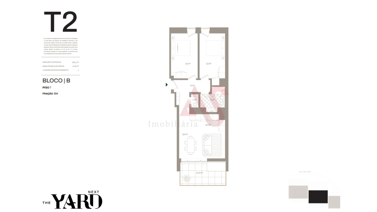 Apartamento T2 para Venda em Santa Marinha e São Pedro da Afurada Foto 20
