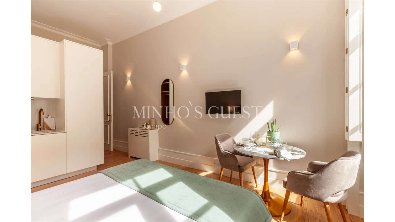 Apartamento T1 para Arrendamento férias em Braga (Maximinos, Sé e Cividade) Foto 4