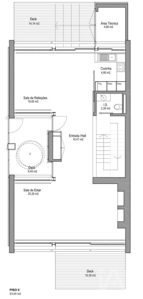 Moradia T2 para Venda em Carvalhal