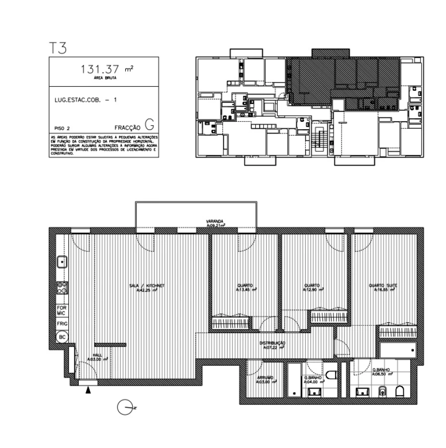 Apartamento T3 para Venda em Vilar de Andorinho Foto 19