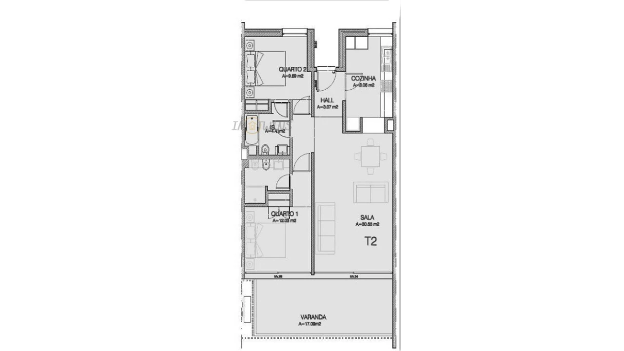 Apartamento T2 para Venda em Mexilhoeira Grande Foto 24