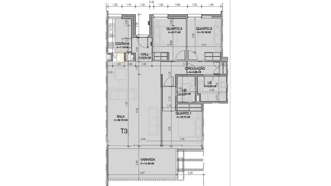 Apartamento T3 para Venda em Mexilhoeira Grande Foto 51