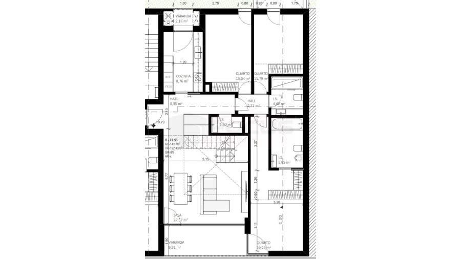 Apartamento T3 para Venda em Gafanha da Boa Hora Foto 13
