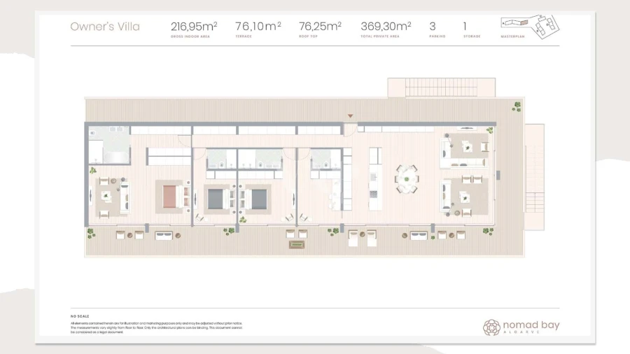 Apartamento T4 para Venda em Lagoa e Carvoeiro Planta 1