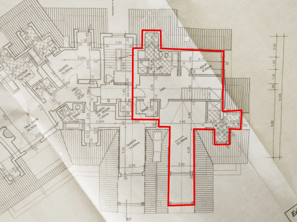 Apartamento T3 para Venda em Cascais e Estoril Planta 2