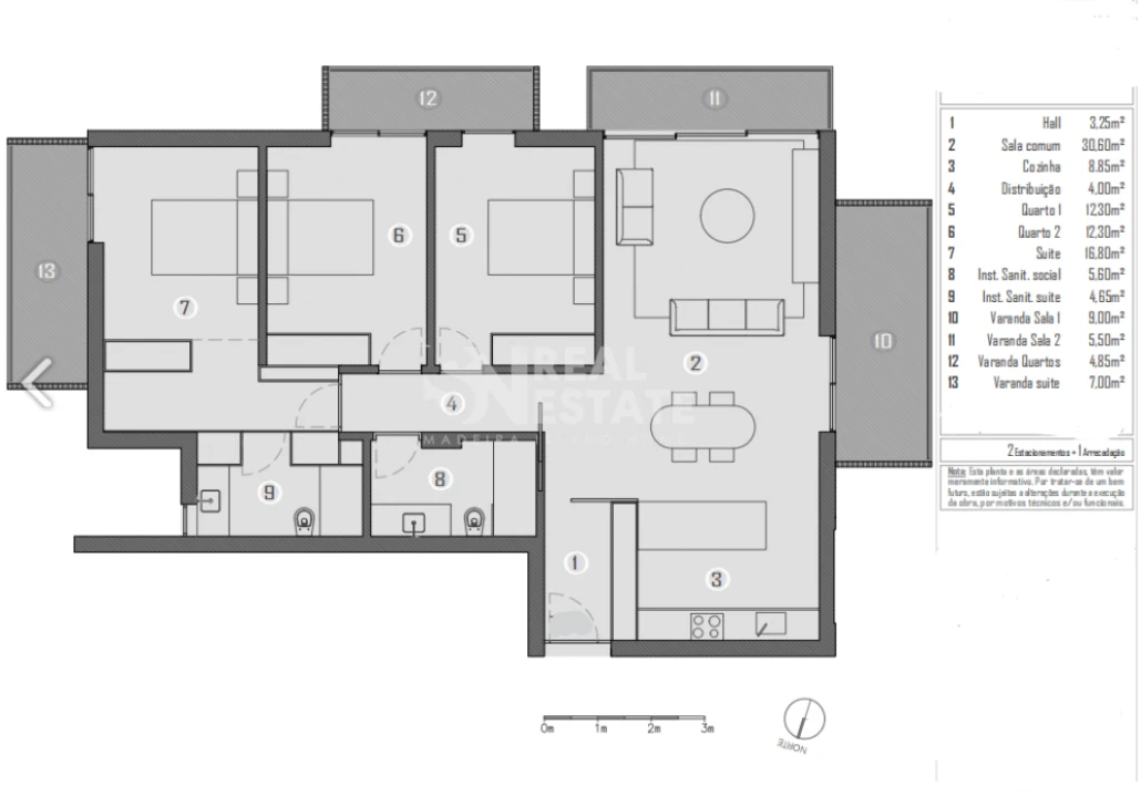 Apartamento T3 para Venda em São Martinho Foto 33