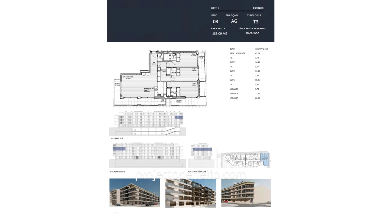 Apartamento T3 para Venda em Espinho Foto 12