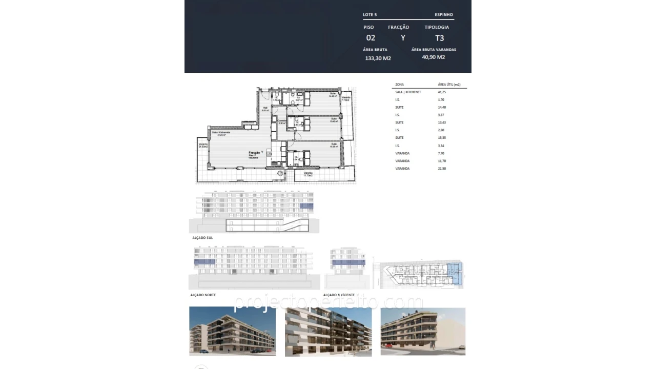 Apartamento T3 para Venda em Espinho Foto 38