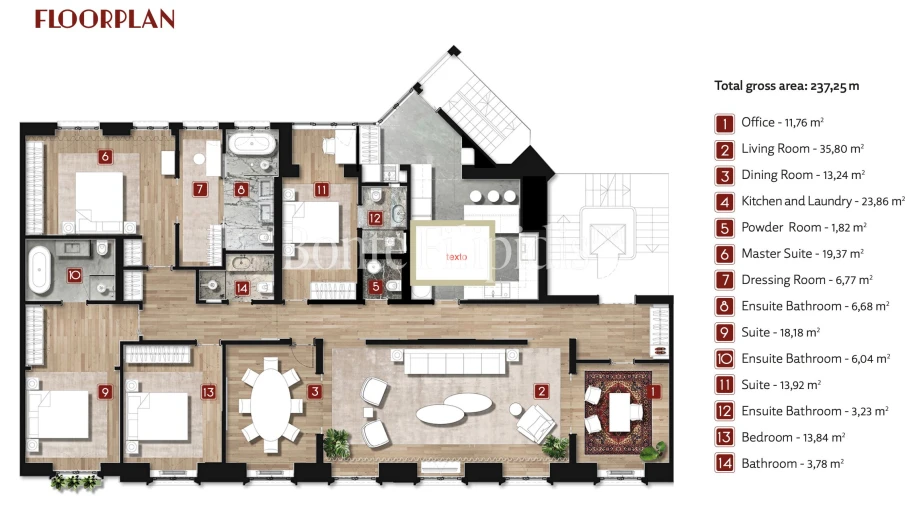 Apartamento T4 para Venda em Avenidas Novas Foto 23