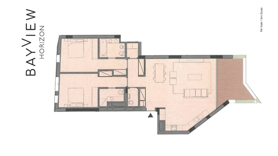 Apartamento T2 para Venda em Cascais e Estoril Planta 1