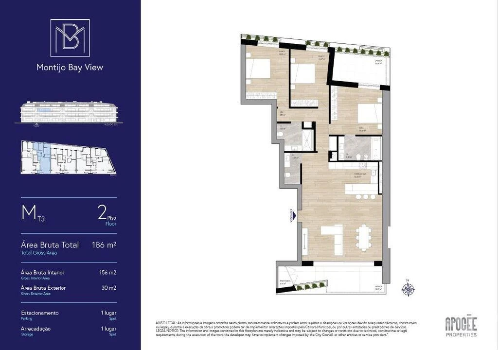 Apartamento T3 para Venda em Montijo e Afonsoeiro Foto 30