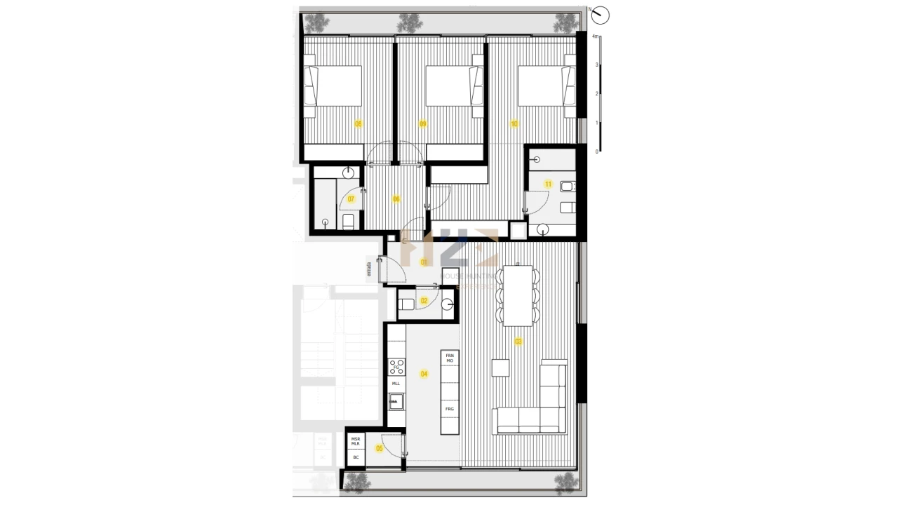 Apartamento T3 para Venda em Canidelo Foto 6