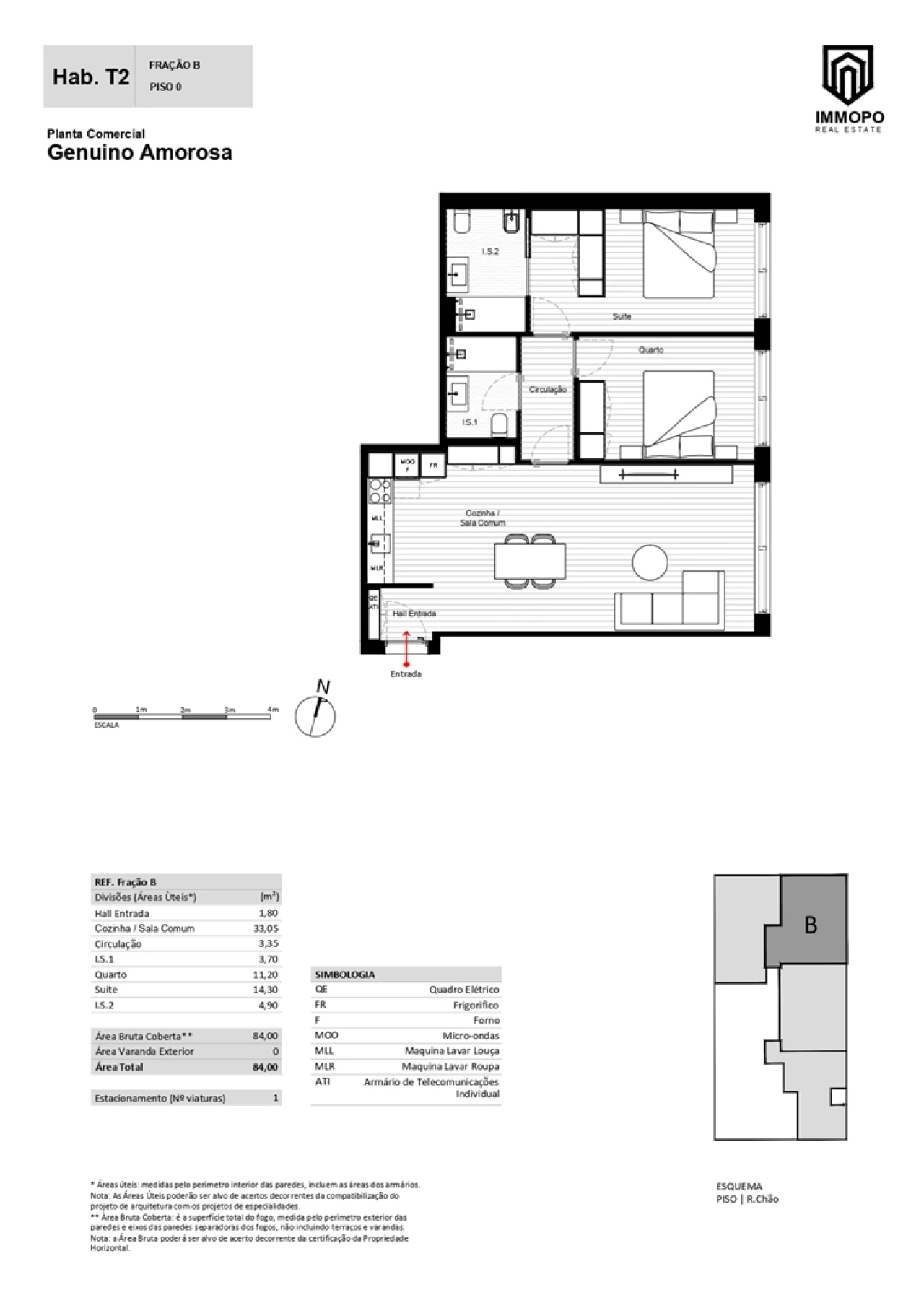 Apartamento T2 para Venda em Chafe Foto 14
