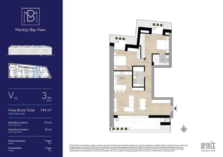 Apartamento T2 para Venda em Montijo e Afonsoeiro Foto 30