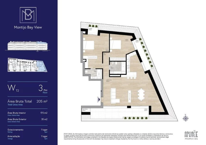 Apartamento T2 para Venda em Montijo e Afonsoeiro Foto 30