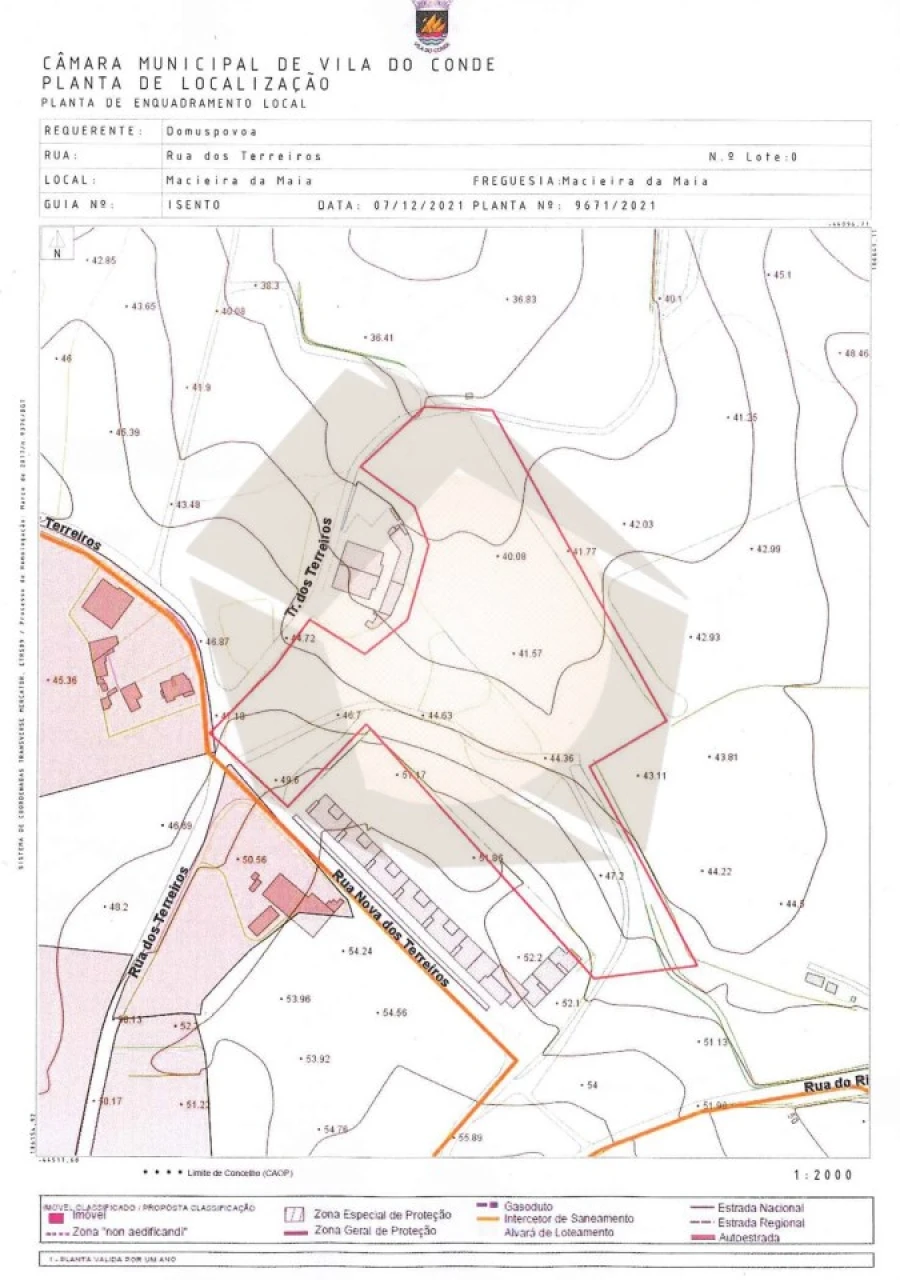 Terreno para Venda em Macieira da Maia