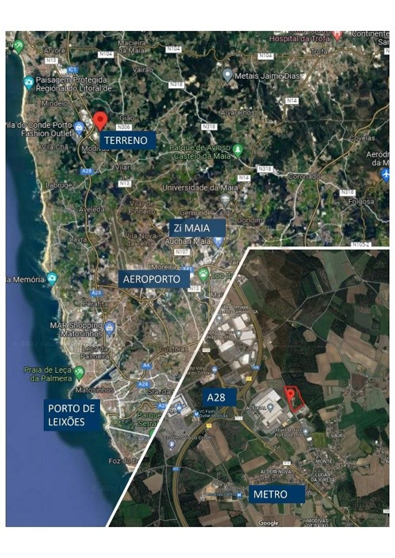 Terreno Comércio / Armazém para Venda em Modivas Foto 2