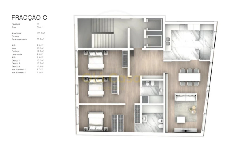 Apartamento T3 para Venda em Cedofeita, Santo Ildefonso, Sé, Miragaia, São Nicolau e Vitória Foto 18