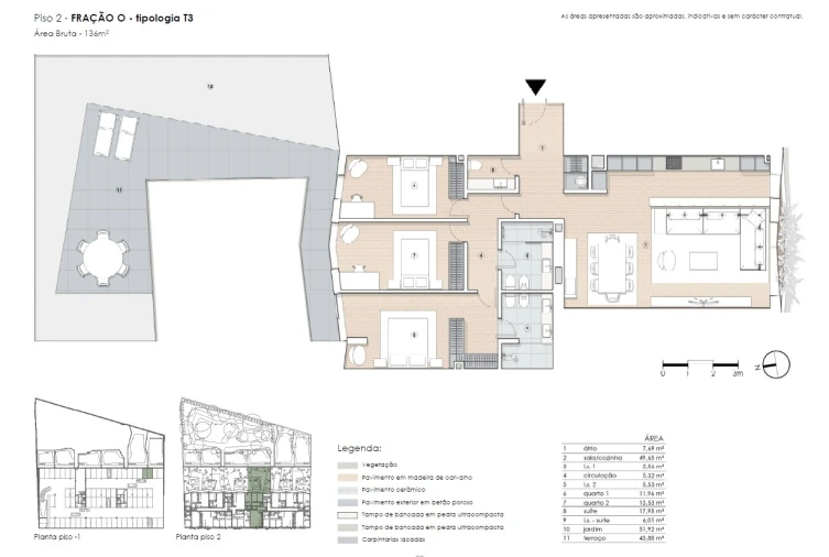 Apartamento T3 para Venda em Paranhos Planta 1