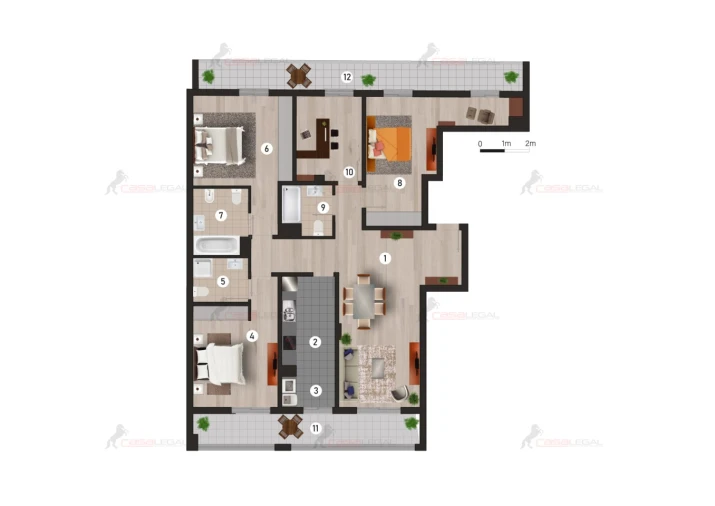 Apartamento T3 para Venda em Funchal (Se) Foto 8