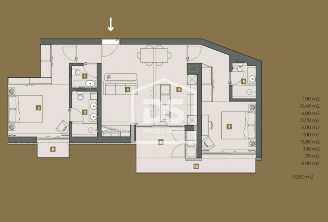 Apartamento T2 para Venda em Calheta Foto 22