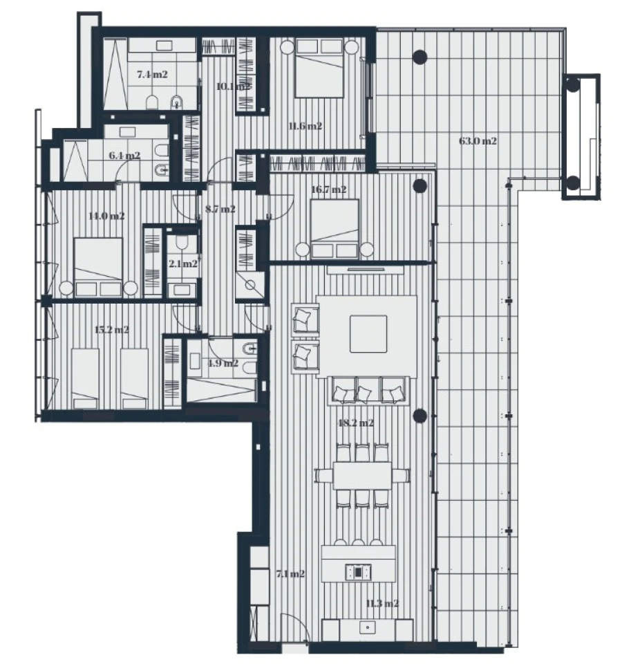 Apartamento T4 para Venda em Marvila Planta 1