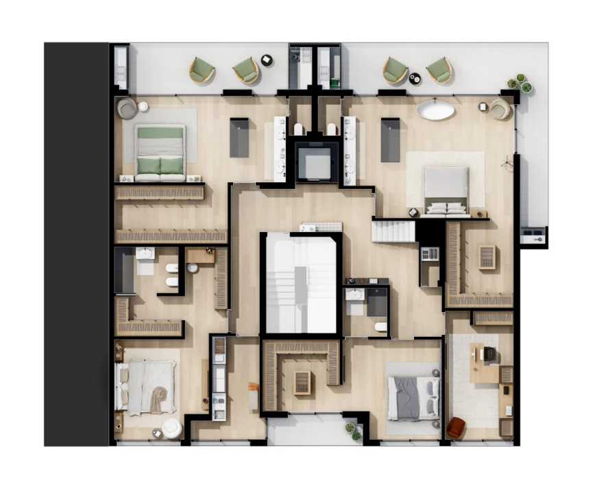Apartamento T5 para Venda em Alcochete Planta 2