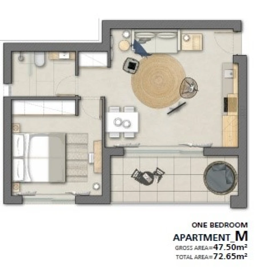 Apartamento T1 para Venda em Nazare Planta 1