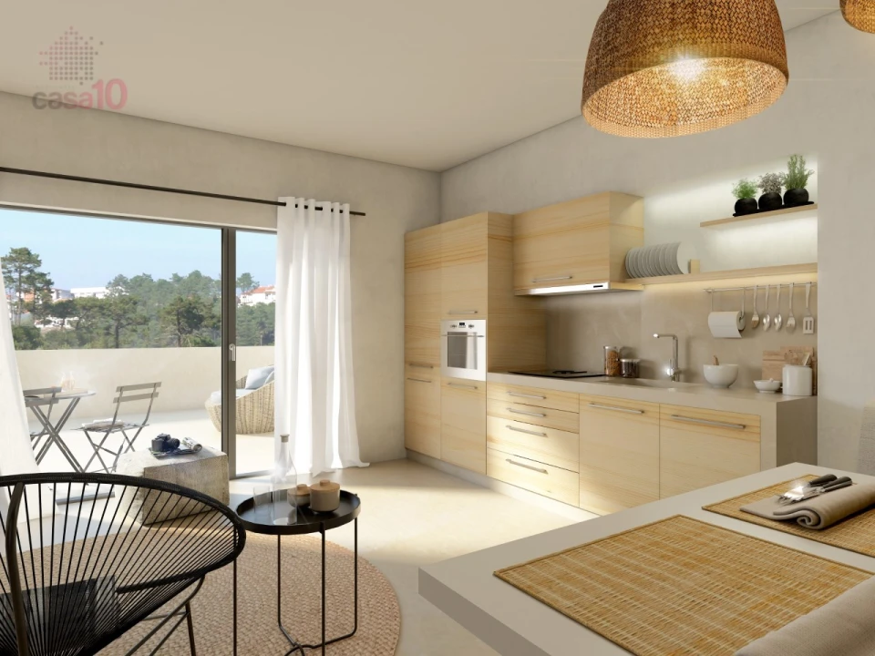 Apartamento T1 para Venda em Nazare Foto 7