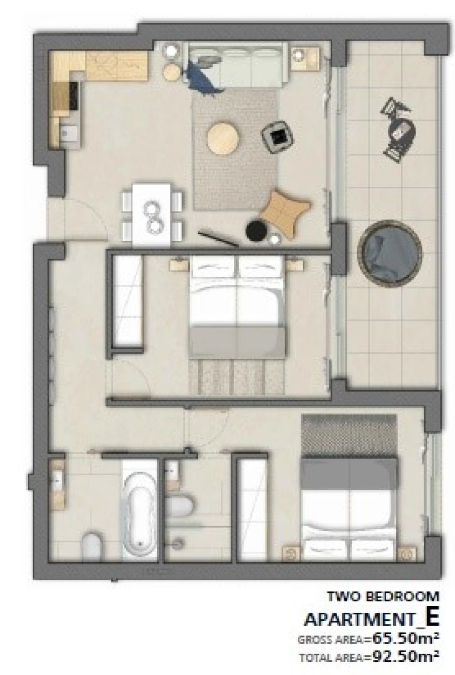 Apartamento T2 para Venda em Nazare Planta 1